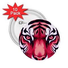 Love The Tiger 2 25  Buttons (10 Pack)  by TShirt44