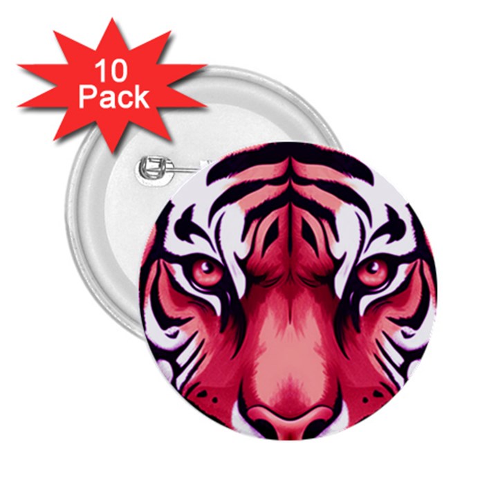 Love the tiger 2.25  Buttons (10 pack) 