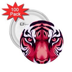 Love The Tiger 2 25  Buttons (100 Pack)  by TShirt44