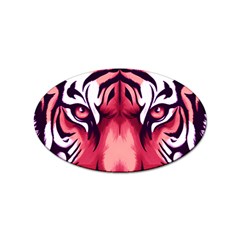 Love The Tiger Sticker (oval) by TShirt44