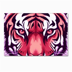 Love The Tiger Postcard 4 x 6  (pkg Of 10) by TShirt44