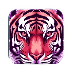 Love The Tiger Square Metal Box (black) by TShirt44