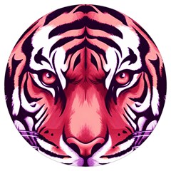 Love The Tiger Round Trivet by TShirt44