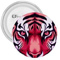 Tiger Design 3  Buttons by TShirt44