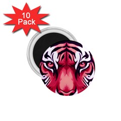 Tiger Design 1 75  Magnets (10 Pack)  by TShirt44