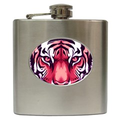 Tiger Design Hip Flask (6 Oz) by TShirt44