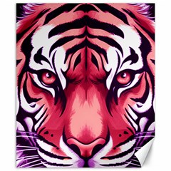 Tiger Design Canvas 8  X 10  by TShirt44