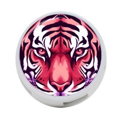 Tiger Design 4-port Usb Hub (one Side) by TShirt44