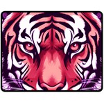 Tiger Design Two Sides Fleece Blanket (Medium) 58.8 x47.4  Blanket Front