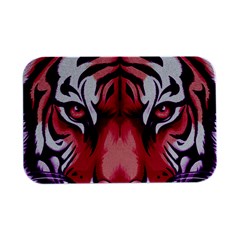 Tiger Design Open Lid Metal Box (silver)   by TShirt44