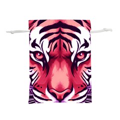 Tiger Design Lightweight Drawstring Pouch (l)