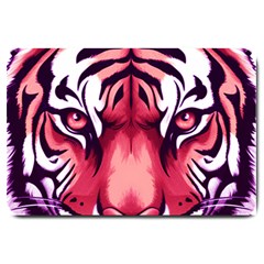 Love The Tiger Large Doormat by TShirt44