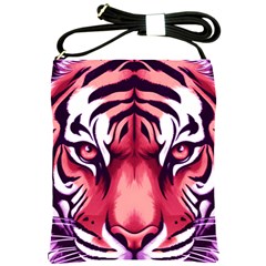 Love The Tiger Shoulder Sling Bag by TShirt44