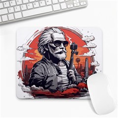 Ai Generator T Hirt Design Large Mousepad by Shahriya