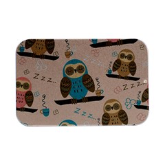 Seamless Pattern Owls Dream Cute Style Pajama Fabric Open Lid Metal Box (silver)   by Apen