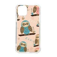 Seamless Pattern Owls Dream Cute Style Pajama Fabric Iphone 11 Pro 5 8 Inch Tpu Uv Print Case by Apen