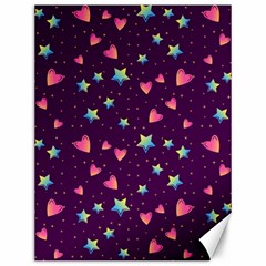 Colorful Stars Hearts Seamless Vector Pattern Canvas 12  X 16  by Apen