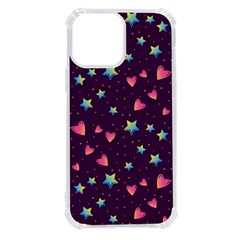 Colorful Stars Hearts Seamless Vector Pattern Iphone 13 Pro Max Tpu Uv Print Case by Apen