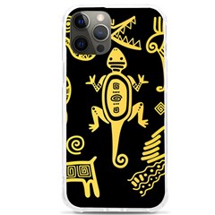 Mexican Culture Golden Tribal Icons Iphone 12 Pro Max Tpu Uv Print Case by Apen