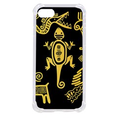 Mexican Culture Golden Tribal Icons Iphone Se by Apen