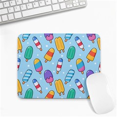 Cute Kawaii Ice Cream Seamless Pattern Small Mousepad by Apen