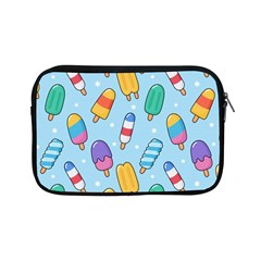 Cute Kawaii Ice Cream Seamless Pattern Apple Ipad Mini Zipper Cases by Apen