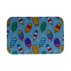 Cute Kawaii Ice Cream Seamless Pattern Open Lid Metal Box (silver)   by Apen