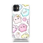 Cute Doodle Cartoon Seamless Pattern iPhone 11 TPU UV Print Case Front