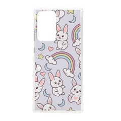 Seamless Pattern With Cute Rabbit Character Samsung Galaxy Note 20 Ultra Tpu Uv Case by Apen