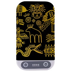 Golden Indian Traditional Signs Symbols Sterilizers by Apen