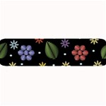 Embroidery Seamless Pattern With Flowers Large Bar Mat 32 x8.5  Bar Mat