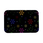 Embroidery Seamless Pattern With Flowers Open Lid Metal Box (Silver)   Front