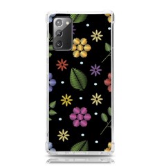 Embroidery Seamless Pattern With Flowers Samsung Galaxy Note 20 TPU UV Case