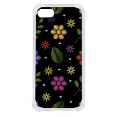 Embroidery Seamless Pattern With Flowers iPhone SE