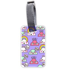 Cloud Seamless Pattern Luggage Tag (one Side) by Apen