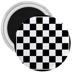 Chess Board Background Design 3  Magnets by Apen