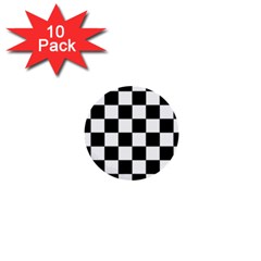 Chess Board Background Design 1  Mini Buttons (10 Pack)  by Apen