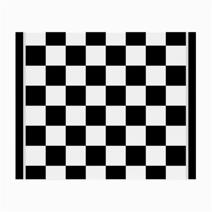 Chess Board Background Design Small Glasses Cloth (2 Sides)