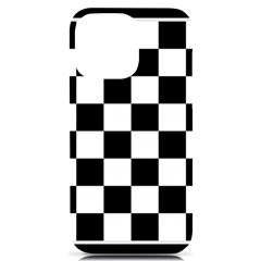 Chess Board Background Design Iphone 14 Pro Max Black Uv Print Case by Apen