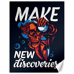 Make Devil Discovery  Canvas 12  X 16  by Saikumar