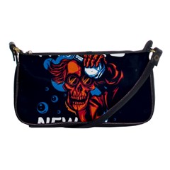 Make Devil Discovery  Shoulder Clutch Bag by Saikumar