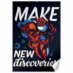 Make Devil Discovery  Canvas 12  X 18  by Saikumar