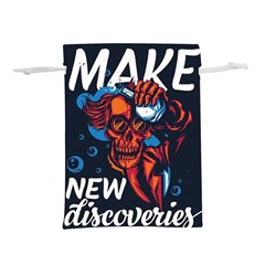 Make Devil Discovery  Lightweight Drawstring Pouch (m) by Saikumar