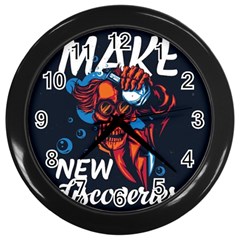 Dont Fear Wall Clock (black) by Saikumar