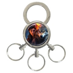 Be Fearless 3-ring Key Chain by Saikumar