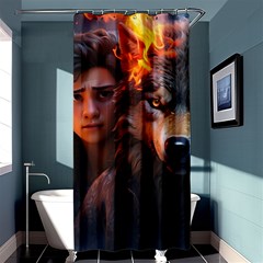 Be Fearless Shower Curtain 36  X 72  (stall)  by Saikumar