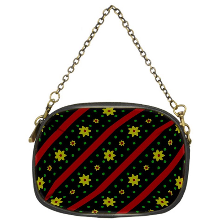 Background Pattern Texture Design Chain Purse (One Side)