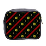 Background Pattern Texture Design Mini Toiletries Bag (Two Sides) Back