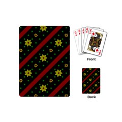 Background Pattern Texture Design Playing Cards Single Design (mini) by Jatiart