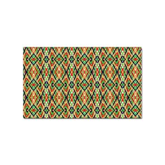 Pattern Design Vintage Abstract Sticker (rectangular) by Jatiart